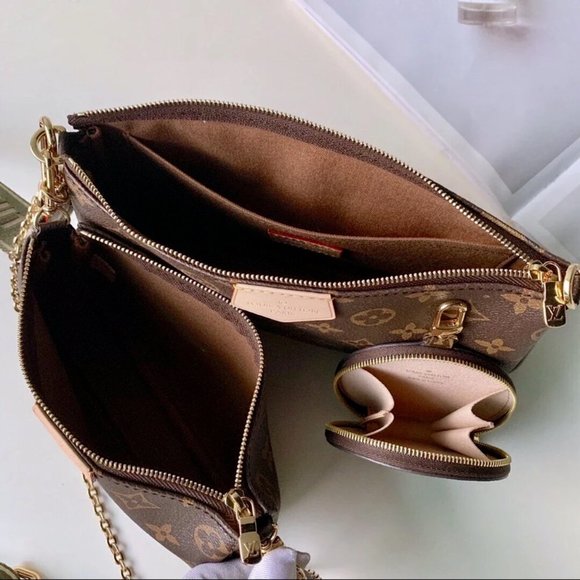 LV Pochette Accessories CrossBody Pink - Picture 8 of 9